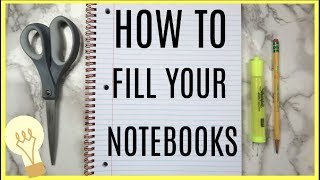 5 Ways to Fill Your Empty Notebooks Creative Journal Ideas [upl. by Adien]