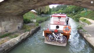 Canal de Garonne  Agen  Sainte Colombe en Bruilhois par drone Bebop 2 Parrot [upl. by Geirk]