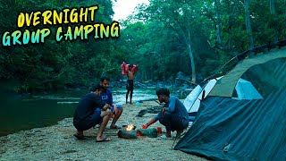 Overnight Group Camping amp Fishing in a very beautiful scenic location on a jungle beach [upl. by Derzon]