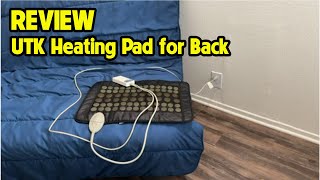 UTK Heating Pad for Back  My Review of This Heating Pad [upl. by Wilser]