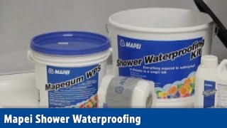 Mapei Shower Waterproofing  Screwfix [upl. by Nared341]