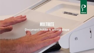 MultiRite Document Holder amp Writing Slope  White [upl. by Ymmaj]