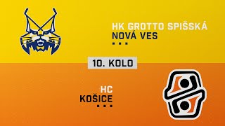 10kolo HK GROTTO Spišská Nová Ves  HC Košice HIGHLIGHTS [upl. by Theodore]