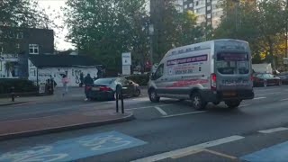 Extreme road rage in London by driver from GDA Domestics [upl. by Weingartner]