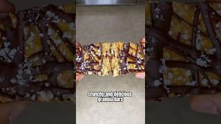 BEST GRANOLA EVER🥜🍫granola chocolate snickers peanutbutter oatsrecipe easyrecipe fyp [upl. by Finnegan383]