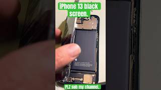 iPhone 13 black screen PLZ sub my channel [upl. by Notelrac]