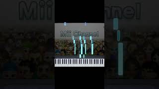 Mii Channel Theme  Piano Cover piano videogames wii miichannel throwback music nintendo fun [upl. by Edita738]