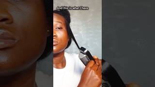 Hair straightener brush on my natural hair [upl. by Sheng]