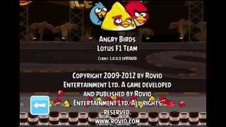 Angry Birds  Lotus F1 Team MiniGame on Facebook Credits Trailer [upl. by Waine807]