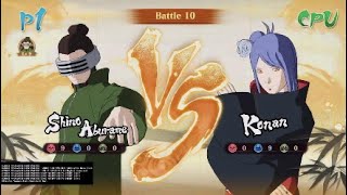 NXBUNSC RTB Shino Aburame vs Konan Requested [upl. by Aiela]