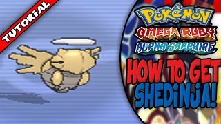 How to get Shedinja on Pokemon Omega RubyAlpha Sapphire [upl. by Enniotna]