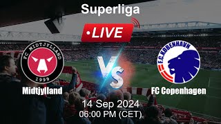 🔴 LIVE Midtjylland vs FC Copenhagen  Football Live Score  Danish Superliga [upl. by Cece]