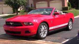 Detailed Walk Around 2010 Ford Mustang Convertible [upl. by Ahsael]