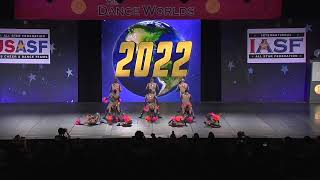 Energizers  Open Pom in Finals at The Dance Worlds 2022 [upl. by Iuqcaj873]