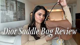 Dior Saddle Bag Review Is it worth the price My thoughts after 1 year of use [upl. by Behlke]