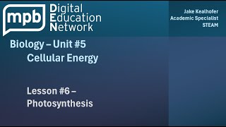 MPB Biology Unit 5 Lesson 6 Photosynthesis [upl. by Michigan298]