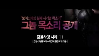 그놈목소리 UCC 똑똑한국민 눈치챘걸랑형 서울중앙지검사칭 제 폰에 지금 보이스피싱이라고 떠있거든요 [upl. by Annairdua]