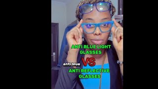 DO ANTIBLUE GLASSES PROTECT YOUR EYES OR IS IT SAME WITH ANTI REFLECTIVE GLASSES antibluelight [upl. by Kella]