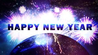 HAPPY NEW YEAR 2020  v 624  Countdown Timer with Sound Effects and Voice 4K [upl. by Ilrahc]