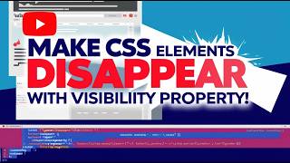 Make CSS Elements DISAPPEAR with Visibility Property [upl. by Harl]