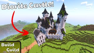 Diorite Castle in MInecraft [upl. by Valentino]