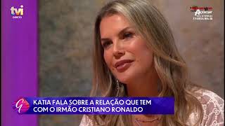 Katia Aveiro declarase a Cristiano Ronaldo «Que sorte e privilégio que a minha família teve» [upl. by Hoopen]