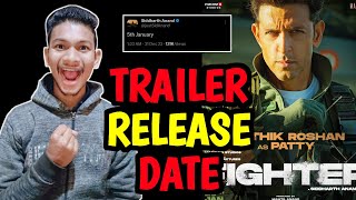 Fighter Trailer Official Release Date  Fighter Trailer Update  Fighter Latest Update  Hrithik [upl. by Enailuj]