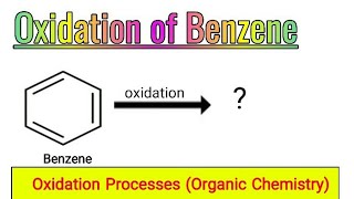 Oxidation of BenzeneOxidation of Aromatic CompoundOxidation Process of benzene organicchemistry [upl. by Haroldson]