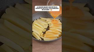 Voici le secret des frites si croustillantes et savoureuses de ce chef👨‍🍳 delicious recette fyp [upl. by Irtimid]