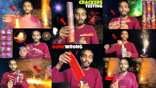 CRACKERS TESTING 🔥 DIFFERENT TYPES OF CRACKERS 😍 DIWALI CRACKERS VIDEO 🤩 CRACKERS TESTING 2023 [upl. by Suixela]