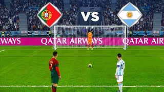 Argentina VS Portugal March Penaltyshortout Messi VS Ronaldo Penalty Short playoffgaming cr7 [upl. by Enelra705]