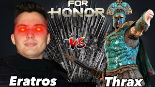 For Honor Eratros vs Thrax Twitch Streamer takes on Kick Streamer [upl. by Johansen]