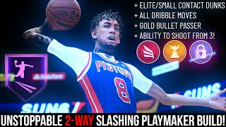 2WAY SLASHING PLAYMAKER BUILD WITH SHARP TAKEOVER NBA 2K22 NEXT GEN [upl. by Harlow751]