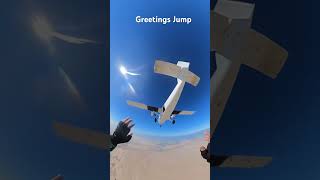 A birthday greetings jump ofw adventuresports skydive extremesports uae skydiving abudhabi [upl. by Adlay]