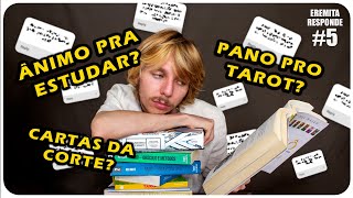 EREMITA RESPONDE Como estudar a corte no Tarot lado luz e sombra dos arcanos e outras questões [upl. by Checani]