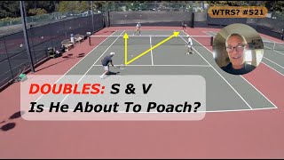 Tennis Doubles Serve amp Volley Is That Guy Really Going Whats The Right Shot  521 [upl. by Ahsiele]