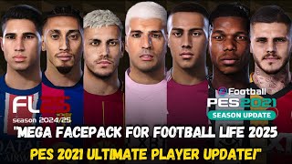 Ultimate Mega Facepack for Football Life 2025 🔥  Transform Your Game [upl. by Mendy279]