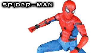 NECA 14 Scale SPIDERMAN Homecoming Action Figure Review [upl. by Sinnaoi485]