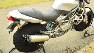 バイク用ﾀｲﾔｳｫｰﾏｰを使ってみた！冬の雨でもｽｰﾊﾟｰｺﾙｻで転倒しないジムカーナおすすめアイテム [upl. by Dixie]