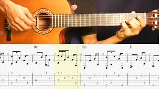 Oleo de Mujer con Sombrero  Introduccion TutorialTabs Guitarra Parte 1 [upl. by Thecla528]