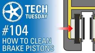 How To Clean Hydraulic Brake Pistons  Tech Tuesday 104 [upl. by Gassman781]