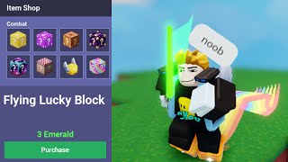 1v50 but you can buy Custom Lucky Blocks Roblox Bedwars [upl. by Runkle]