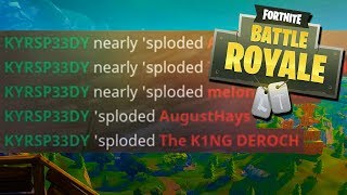 SPLODING EM ALL  Fortnite Battle Royale with The Crew [upl. by Cheston]