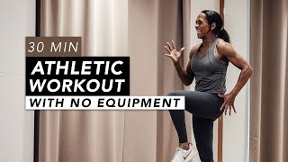 HOME WORKOUT  ATHLETIC WORKOUTS  REBECCA BARTHEL [upl. by Crispas]