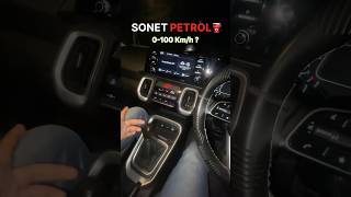 Testing the Performance of the 12L Kia Sonet Petrol ⛽️ shorts [upl. by Uhayile]