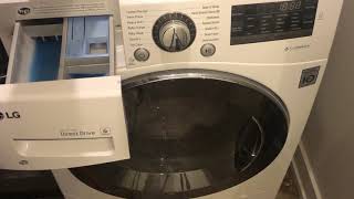 How To Wash a Blanket In a LG Front Loading Washing Machine [upl. by Adidnere307]