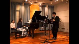 SaintSaens Sonata for Clarinet and Piano 2nd mov [upl. by Monjan134]