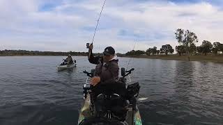 LiveScope fishing for Crappie at Lake Camanche Insta360 x3 [upl. by Roht117]