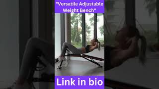 Versatile Adjustable Weight Bench  Health and Fitness [upl. by Potter]