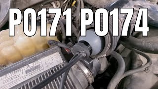 Chevy  GM P0171 or P0174 System To Lean Bank 1 Bank 2 [upl. by Desdamonna]